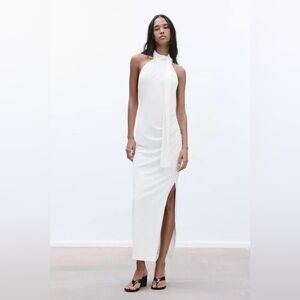 Zara Open Back Midi Dress